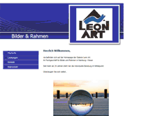 Tablet Screenshot of galerie-leon-art.de